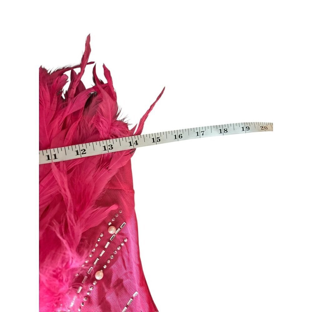 Women's Bodycon Super Pearly Pink Lace Dress - Picture 6 of 7